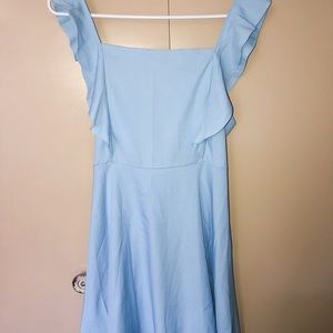 Baby blue summer dress